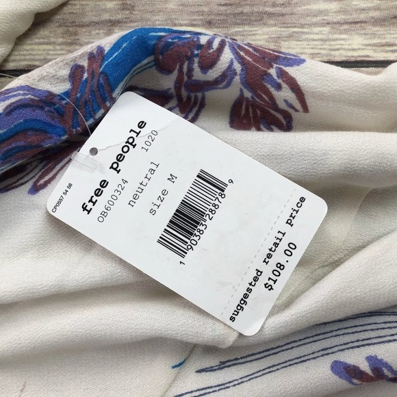 FREE PEOPLE Clear Skies Cute Dress Cold Shoulder - Picture 6 of 8